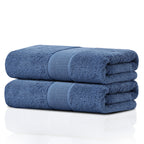 GELUOBOV Luxury 100% Cotton Bath Towels, Quick-Dry & Highly Absorbent, Fluffy & Durable, Low-Lint, Hotel Quality, Nordic Style, Large 24×47 in, for Home, Spa, Gym, Travel