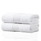 GELUOBOV Luxury 100% Cotton Bath Towel(Large Size), 24×47 in, Quick-Dry & Highly Absorbent, Fluffy & Durable, Low-Lint, Hotel Quality, Nordic Style,  for Home, Spa, Gym, Travel