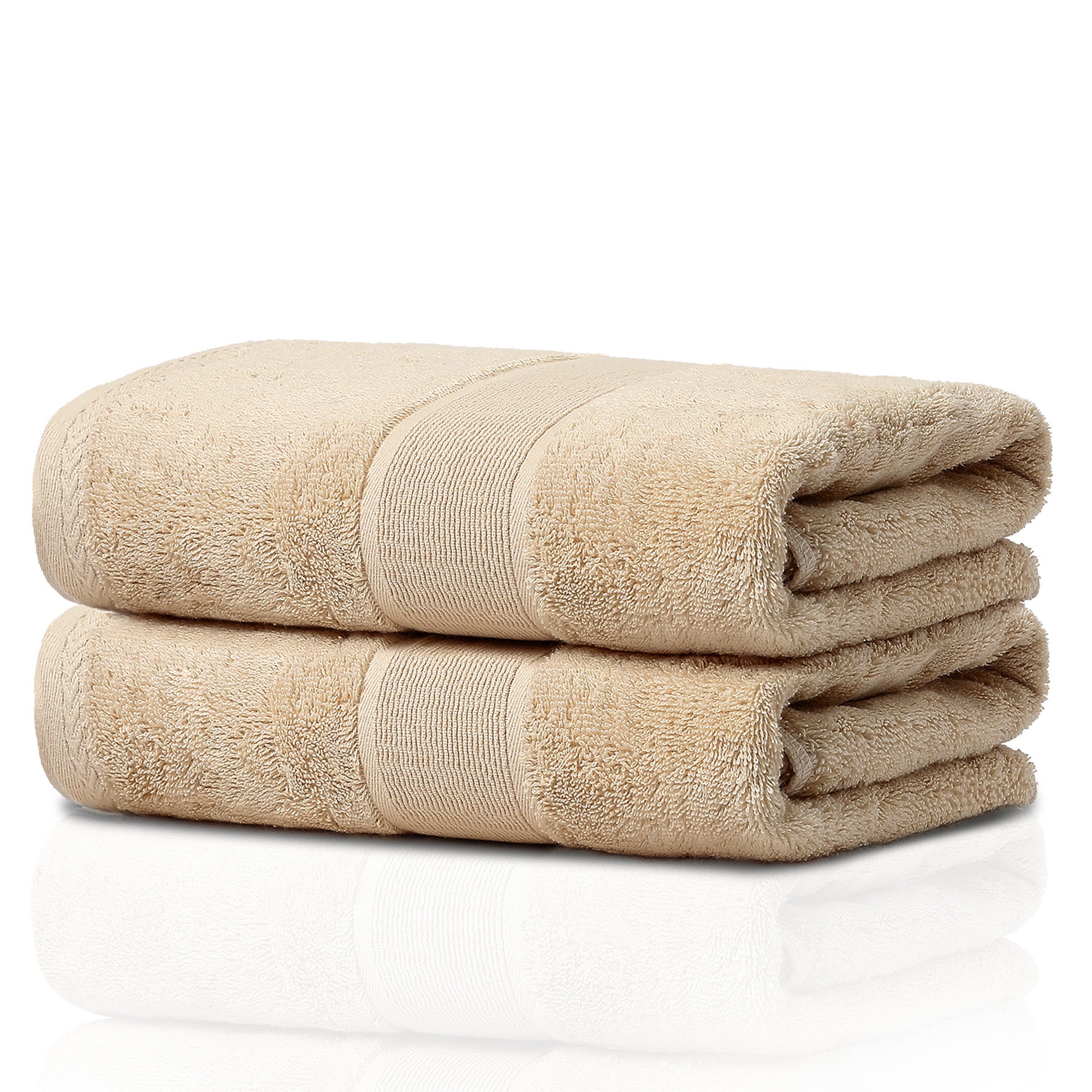 GELUOBOV Luxury 100% Cotton Bath Towel(Large Size), 24×47 in, Quick-Dry & Highly Absorbent, Fluffy & Durable, Low-Lint, Hotel Quality, Nordic Style,  for Home, Spa, Gym, Travel