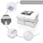 GELUOBOV Luxury 100% Cotton Bath Towel(Large Size), 24×47 in, Quick-Dry & Highly Absorbent, Fluffy & Durable, Low-Lint, Hotel Quality, Nordic Style,  for Home, Spa, Gym, Travel