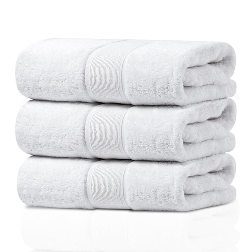 GELUOBOV Luxury 100% Cotton Bath Towel(Large Size), 24×47 in, Quick-Dry & Highly Absorbent, Fluffy & Durable, Low-Lint, Hotel Quality, Nordic Style,  for Home, Spa, Gym, Travel