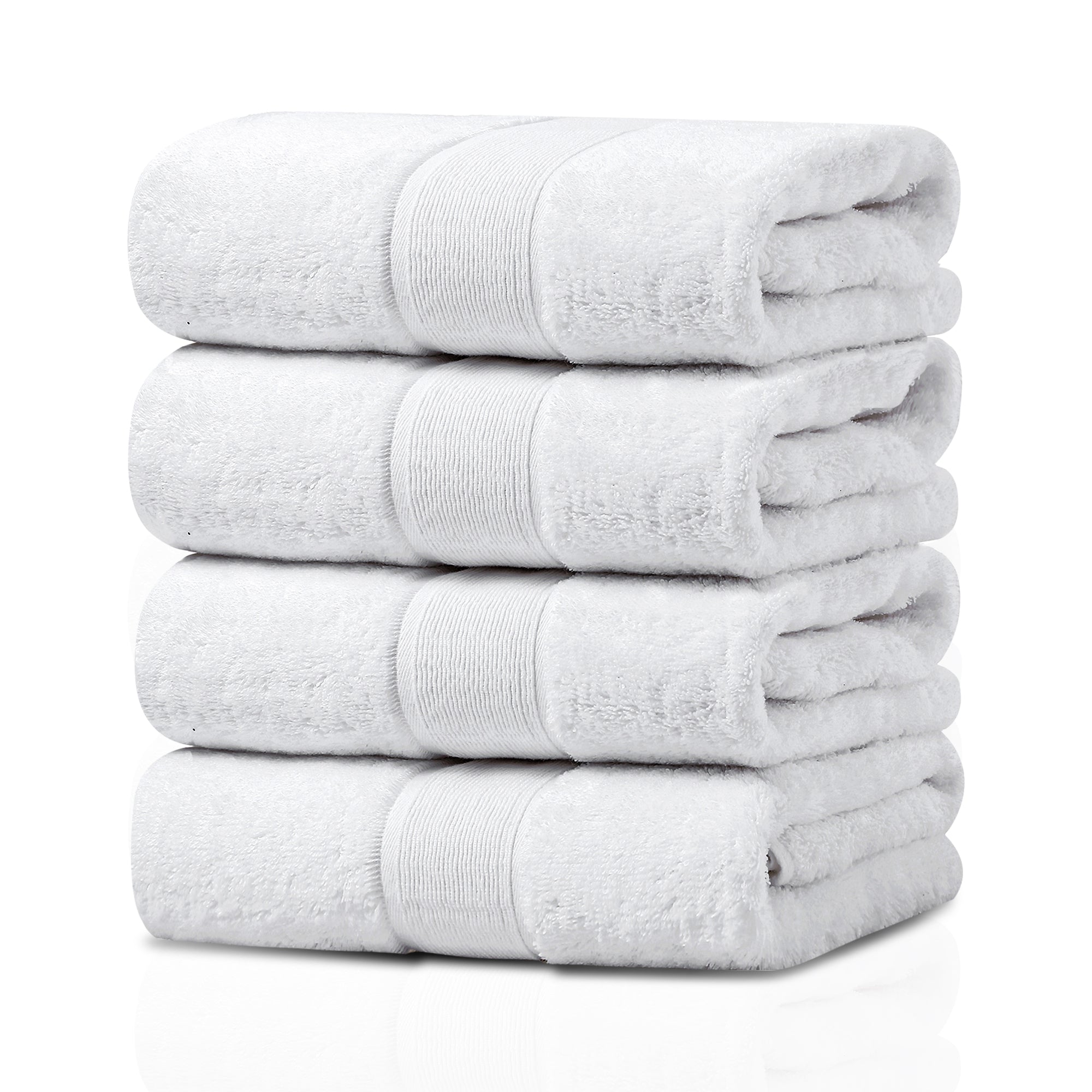 GELUOBOV Luxury 100% Cotton Bath Towel(Large Size), 24×47 in, Quick-Dry & Highly Absorbent, Fluffy & Durable, Low-Lint, Hotel Quality, Nordic Style,  for Home, Spa, Gym, Travel